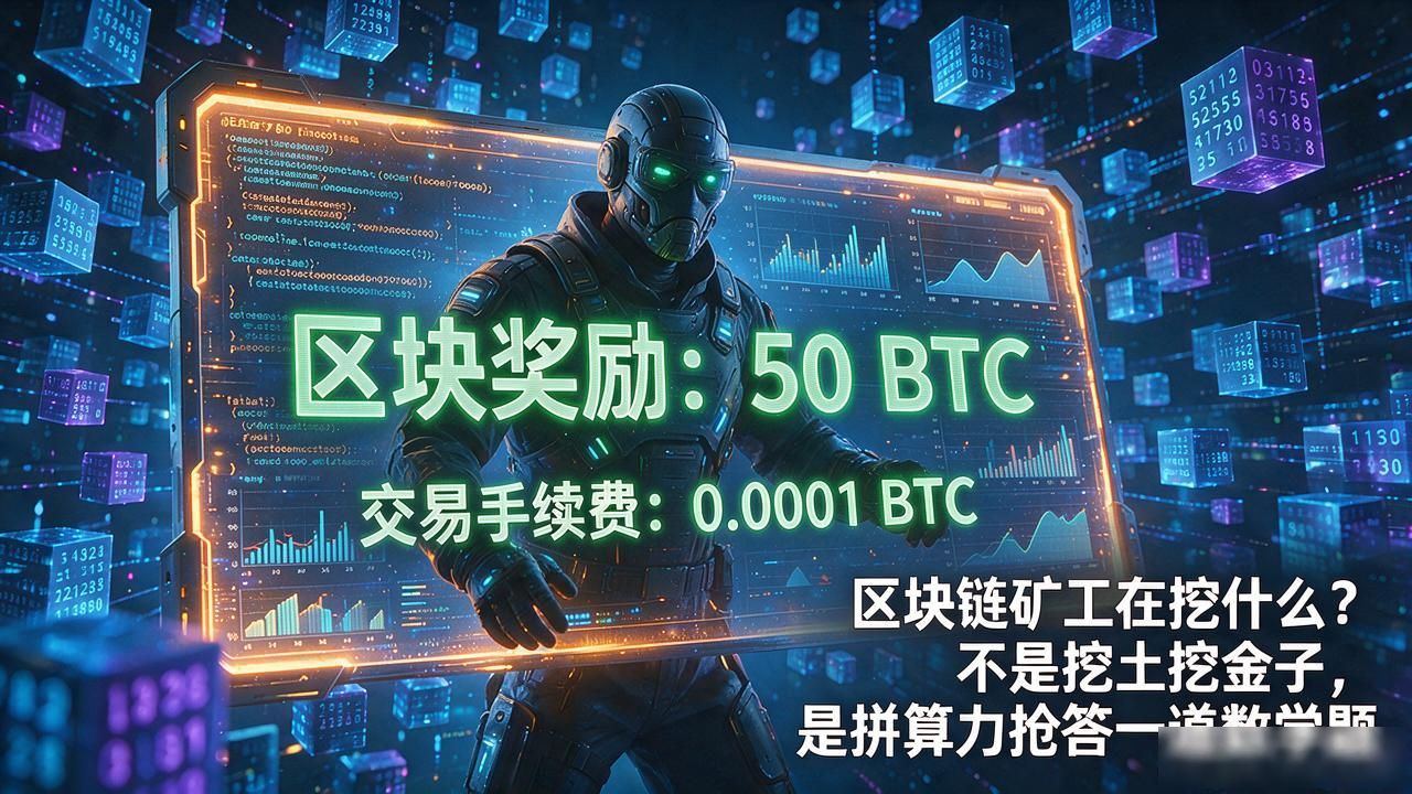 区块链 矿工概念_比特币挖矿收益减半对矿工影响_区块链矿工工作原理与角色解析